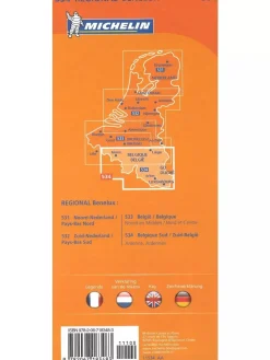 wegenkaart Regional 534 België zuid