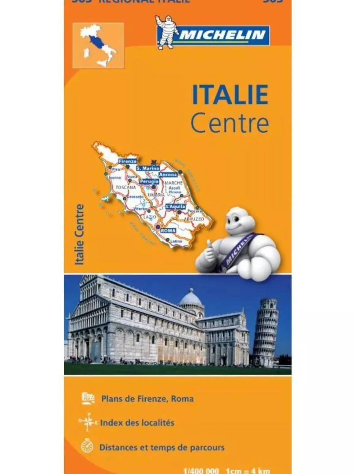 wegenkaart Regional 563 Italië – midden