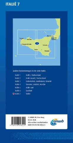 Wegenkaart Sicilië