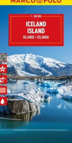 wegenkaart Ĳsland