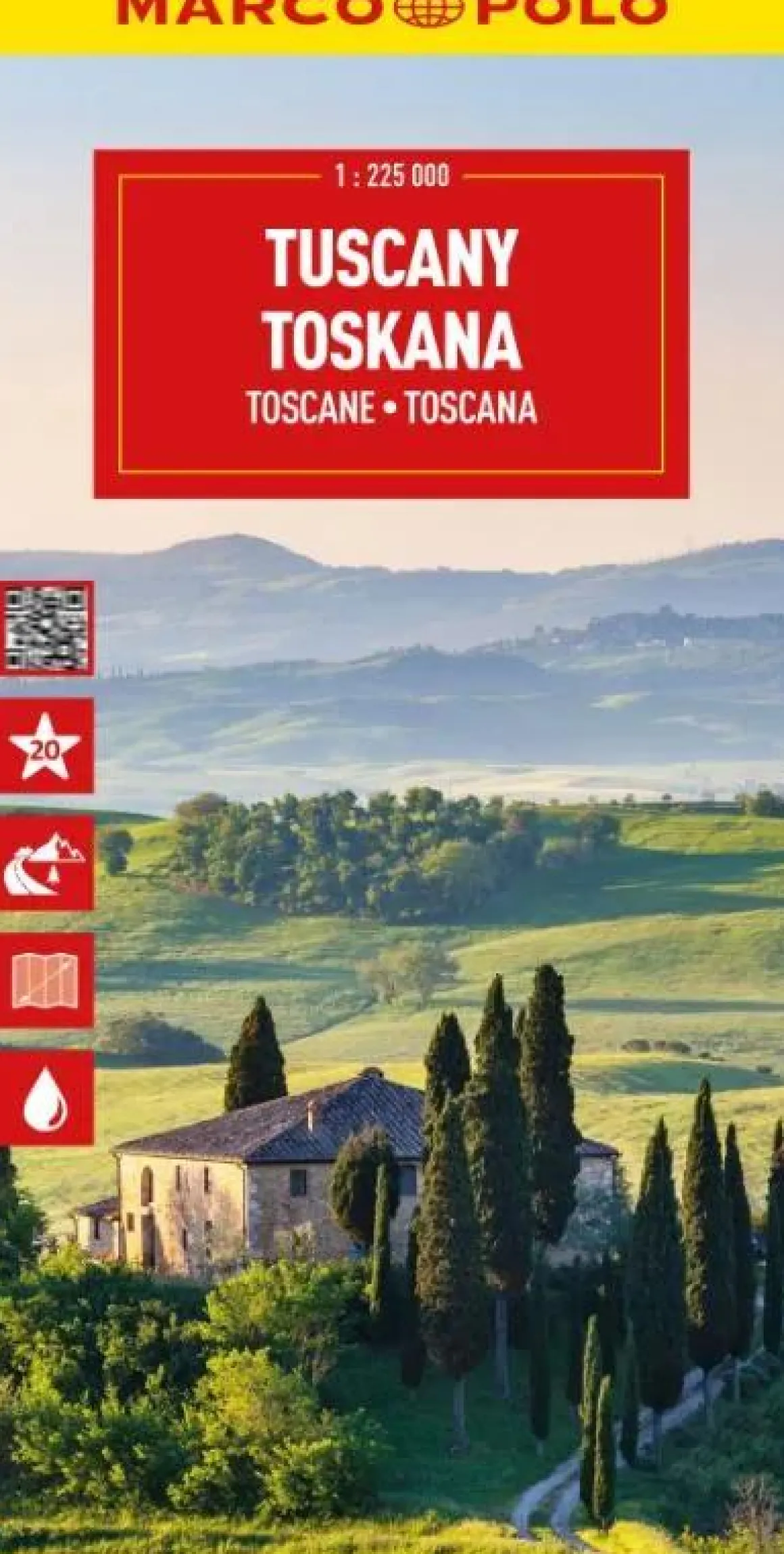 wegenkaart Toscane