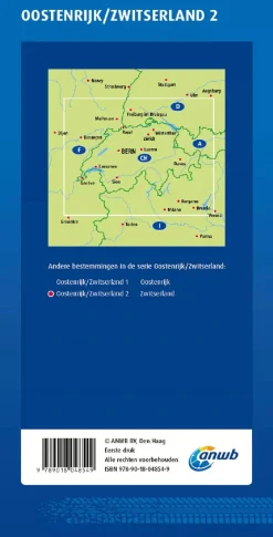 Wegenkaart Zwitserland