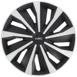 Wieldoppen - 14 inch - carbon look - 4 stuks