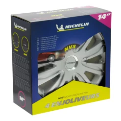 Wieldoppen - 14 inch - chroom - 4 stuks