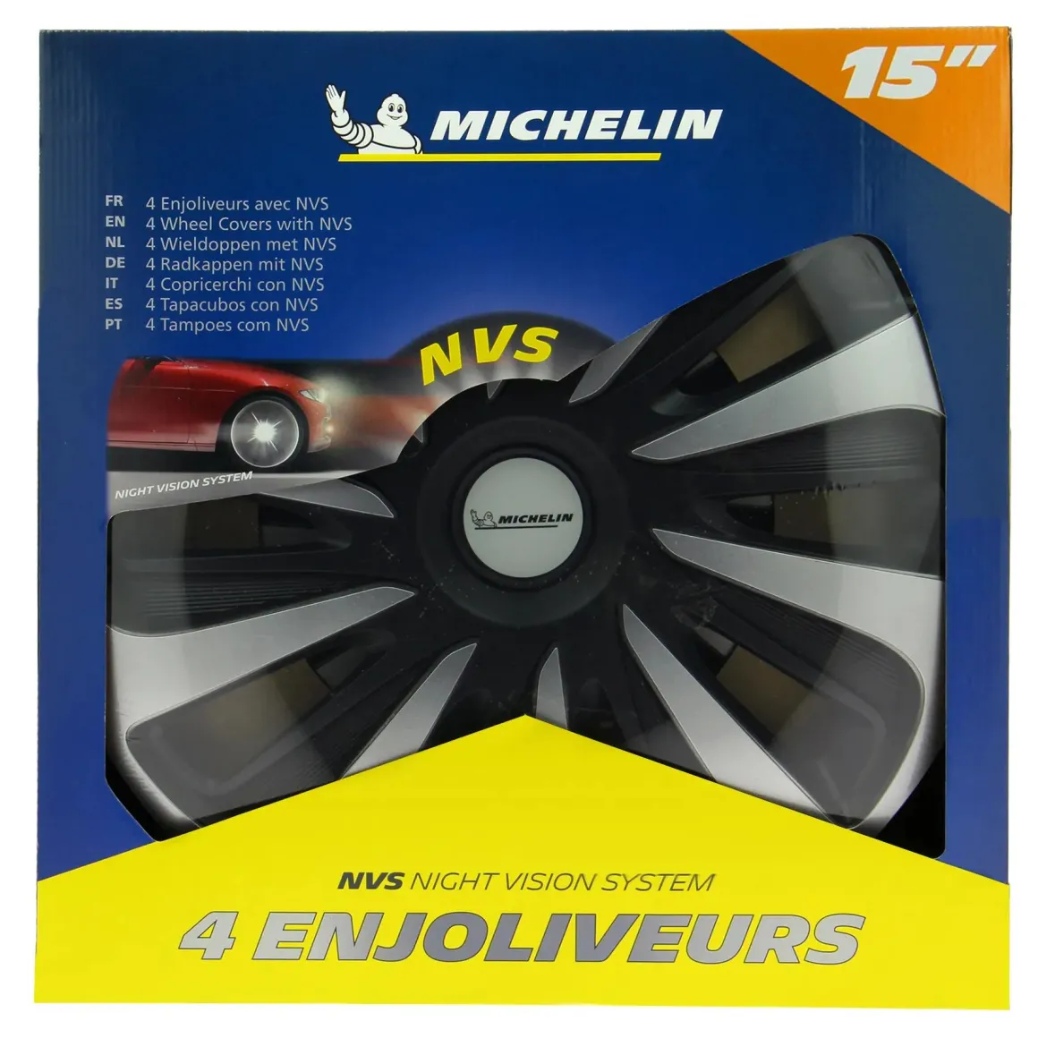 Wieldoppen 15" 4 stuks