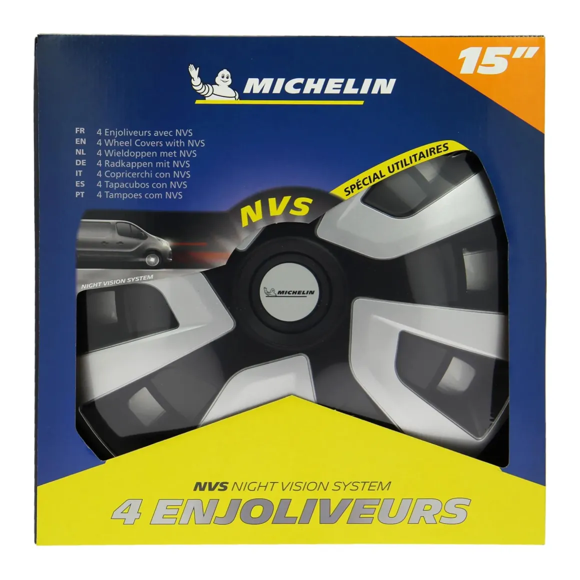 Wieldoppen camper 15" 4 stuks