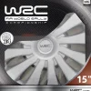 Wieldoppen Sepang 15" - zilver 4 stuks