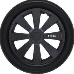 Wieldoppen set - 13 inch - RS-T Zwart