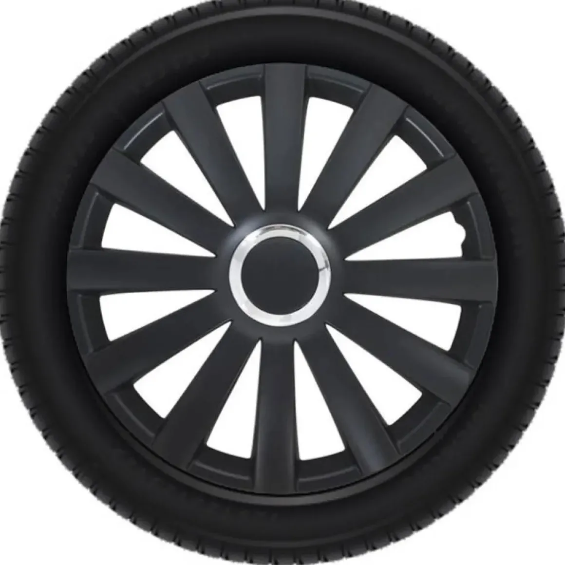 Wieldoppen set - 14 inch - Spyder Zwart