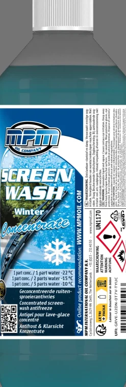 Winter ruitenwisservloeistof 500ml