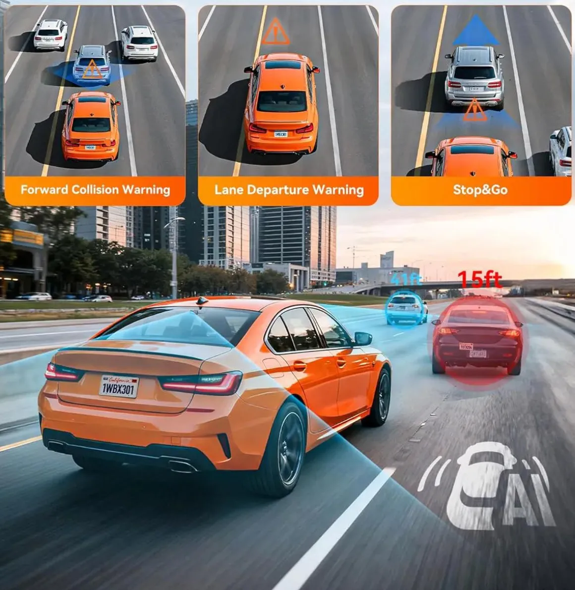 X3 Touch 2CH 2K Wifi GPS 64gb dashcam