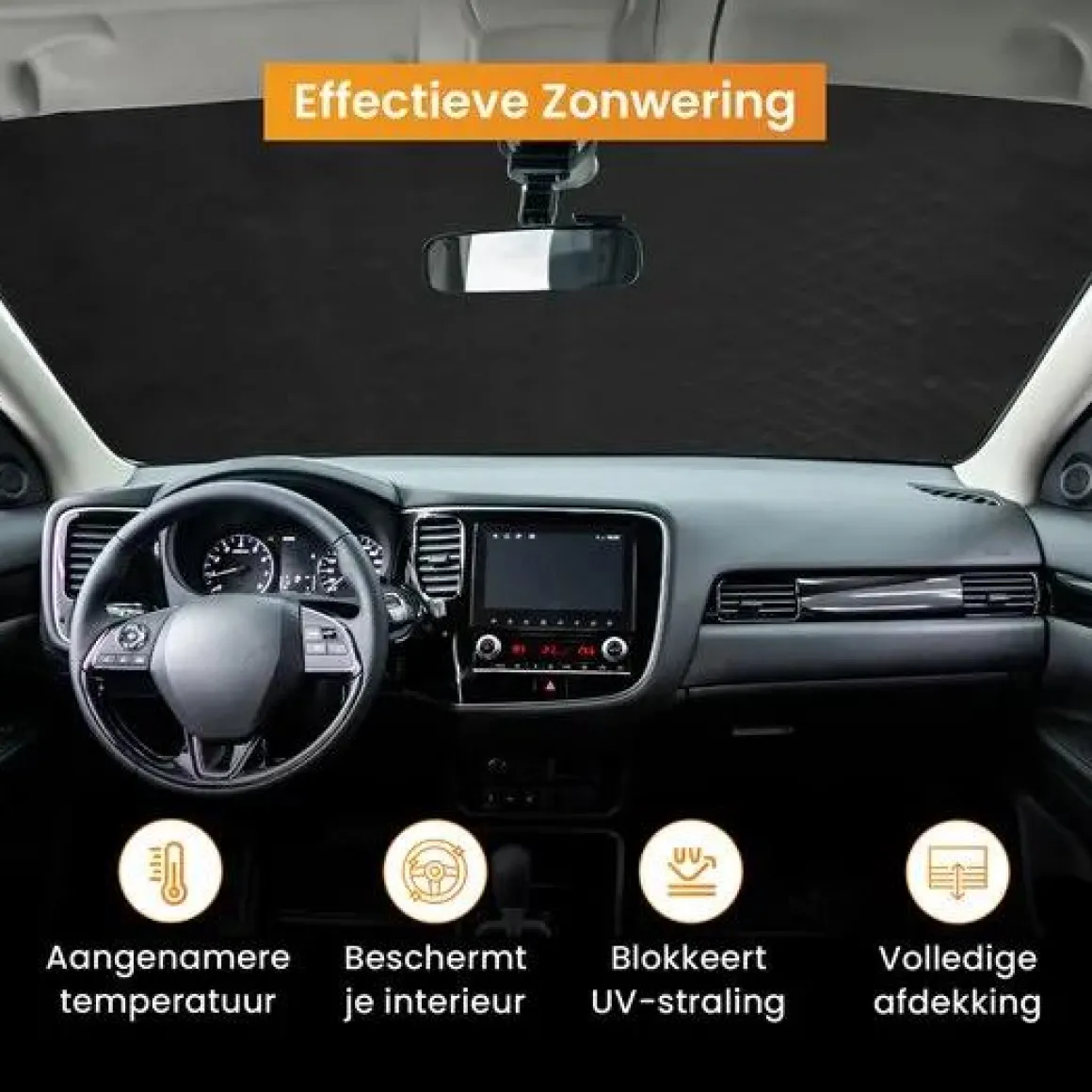 Zonnescherm Auto Voorruit - Universeel