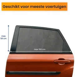 Zonnescherm Auto Zijruit - Set van 2