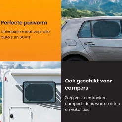 Zonnescherm Auto Zijruit - Set van 2