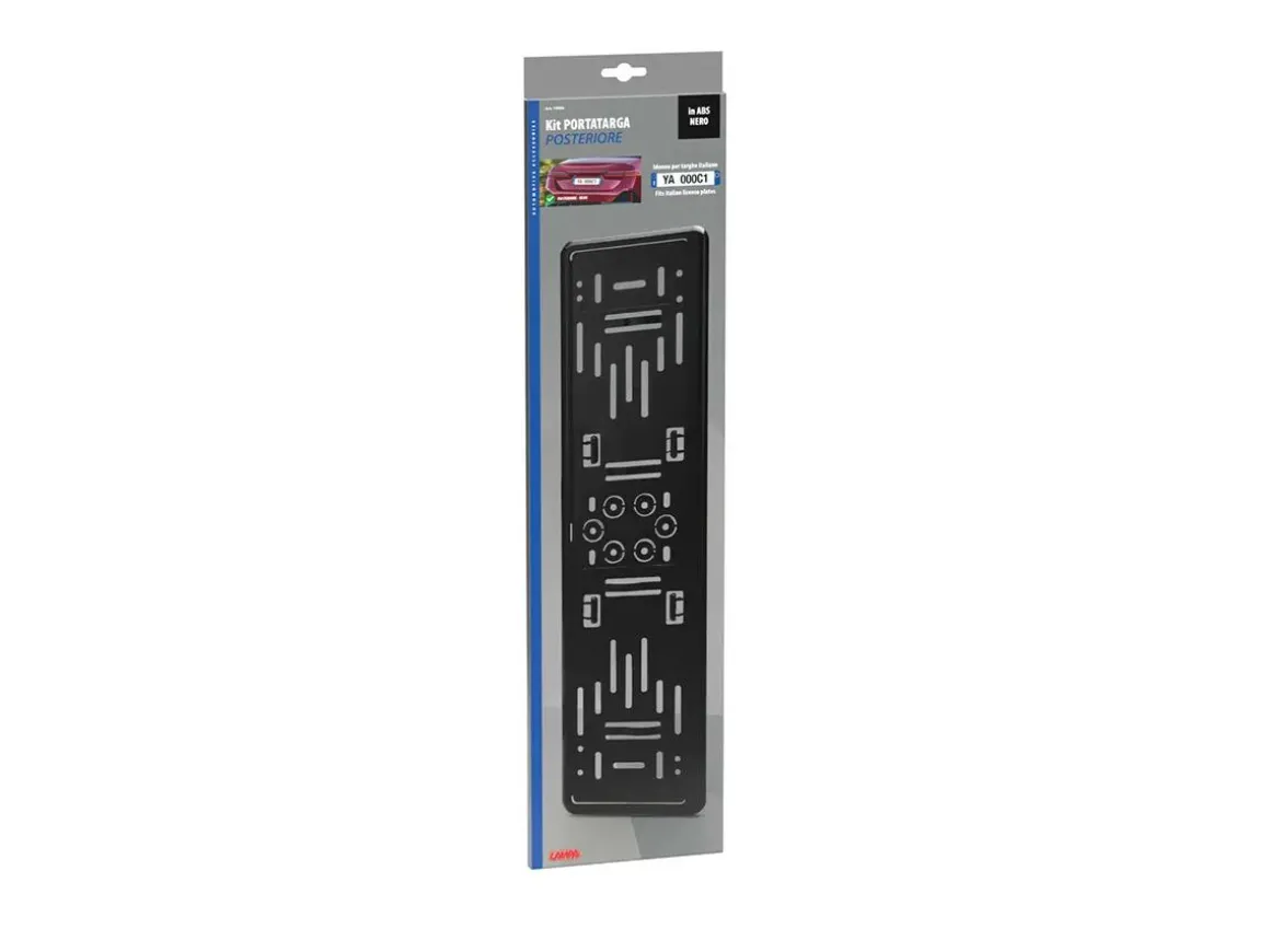 Zwarte ABS kentekenplaathouder 535x140 mm